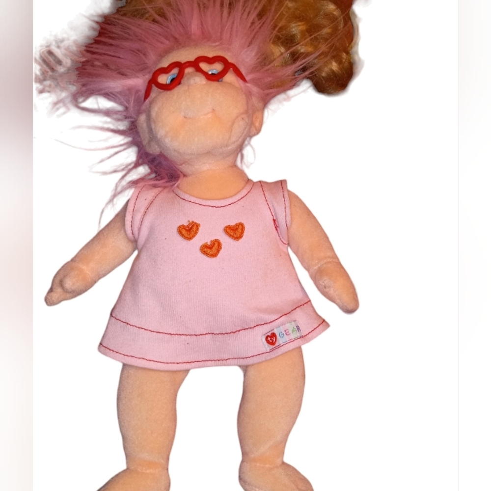 TY Beanie Kids "Luvie" Baby Doll Mint Plush.